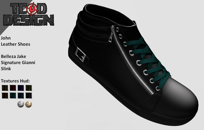 Leather Shoes ~ John [Textures Hud]...