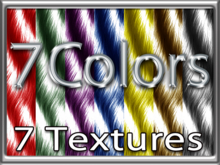 Zoy Texture [ Cat Fur 02 ] Seamless - 7 Colors