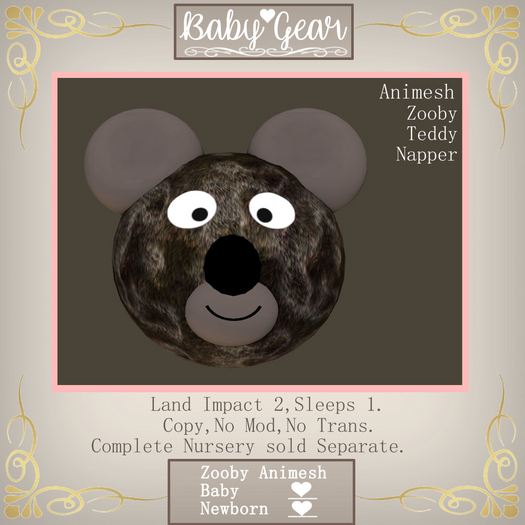 Animesh Zooby - Teddy  Napper (Boxed)