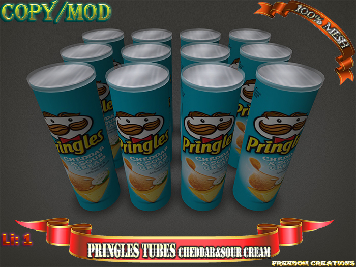 Pringles tubes CHEDDAR & SOUR CREAM-Freedom creations