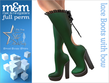 Full Perm Lace Boots for Star Mesh Body