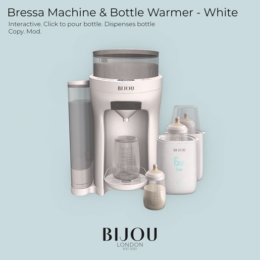 BIJOU :: Bressa Machine & Bottle Warmer - White *add me*