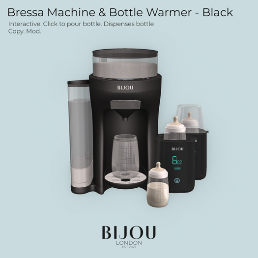 BIJOU :: Bressa Machine & Bottle Warmer - Black *add me*