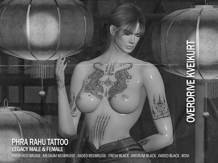 OVERDRIVE  KVEIKURT - PHRA RAHU TATTOO DEMO