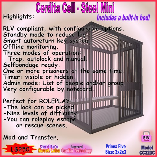 Cerdita Cell - Steel Mini
