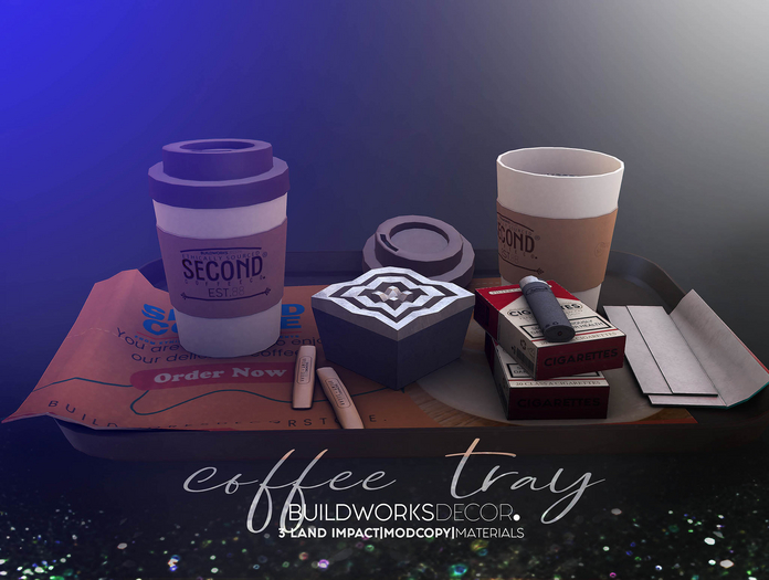 buildworksdecor ~ Coffee Tray Orginal / Boxed