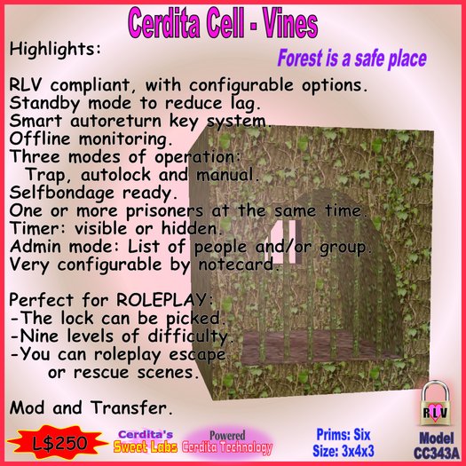 Cerdita Cell - Vines