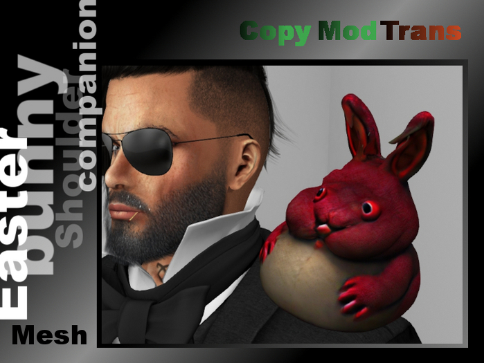 Horror Osterhase (Schulterpuppe) 