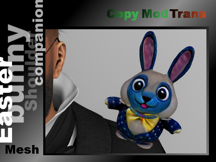 Süsser Osterhase (Schulterpuppe) 