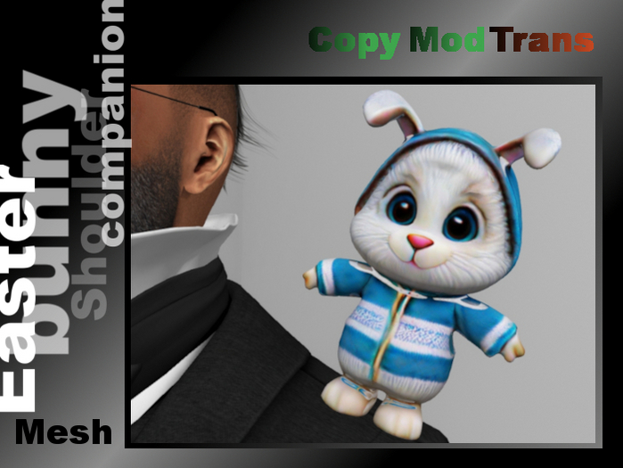 Süsser Osterhase (Schulterpuppe) 