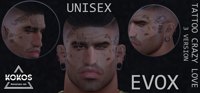 KOKOS-TATTOO  CRAZY LOVE -EVOX