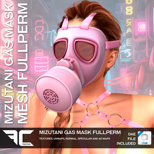 FLECHA Mizutani Gas Mask Fullperm