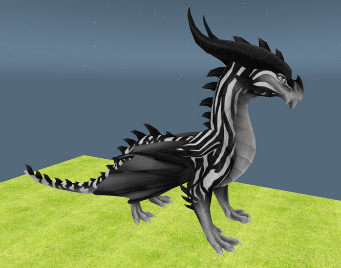 Mystical Creatures Dragons : Datentud 5T Lace Ripple Drake - OPA