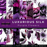 Made by Porter - Luxurious Silk Purple Flowers