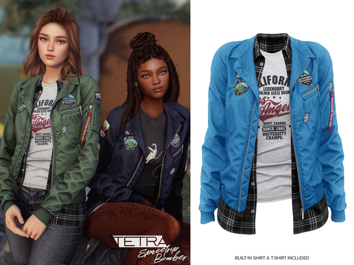 TETRA - Spacetrip Bomber (Azure)