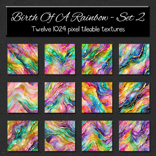*Wallflowers* Birth Of A Rainbow - Set 2
