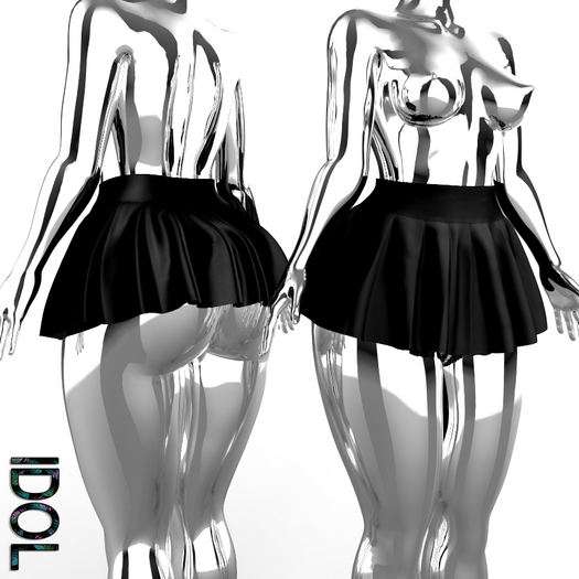 Black Skater Skirt