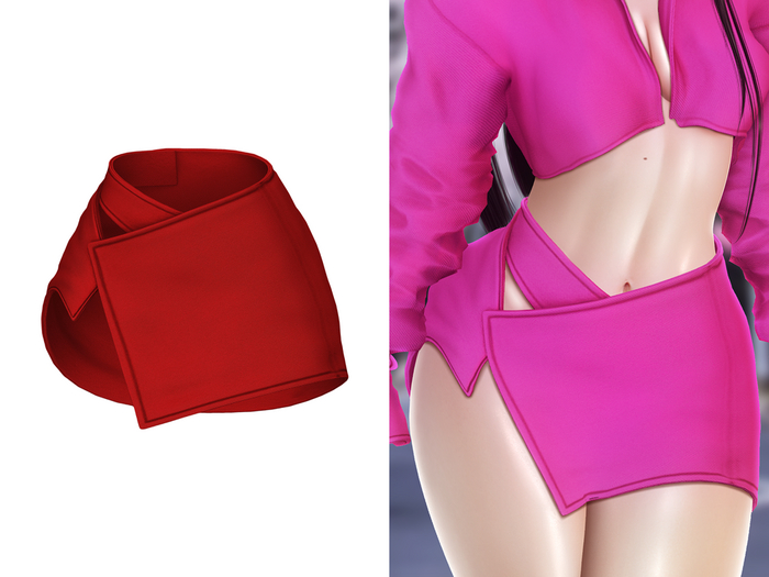 YALLA ~ Destiny Skirt [RED]