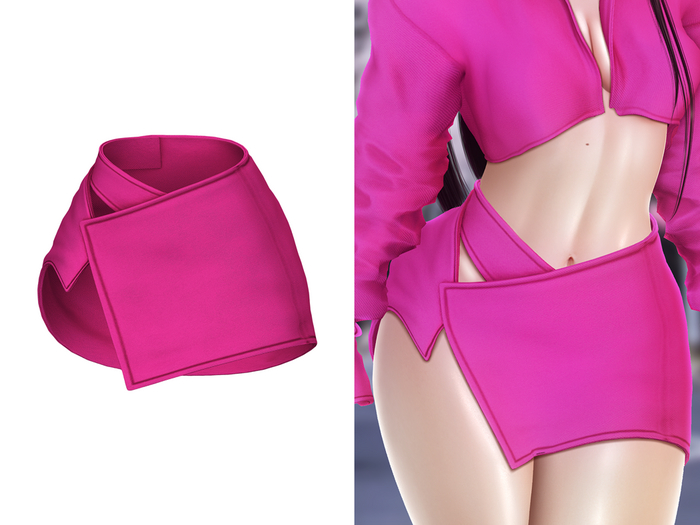 YALLA ~ Destiny Skirt [FUSHIA]