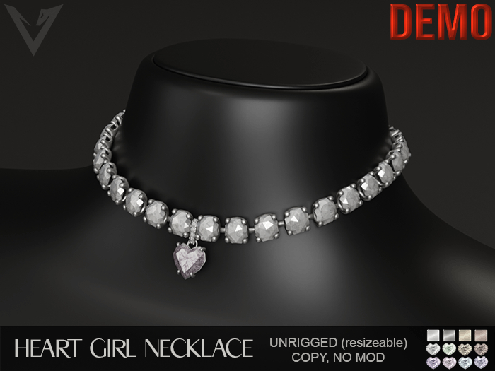 [VIPERA] DEMO Heart Girl Necklace