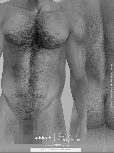 DEMO addon+ Body Hair Curly