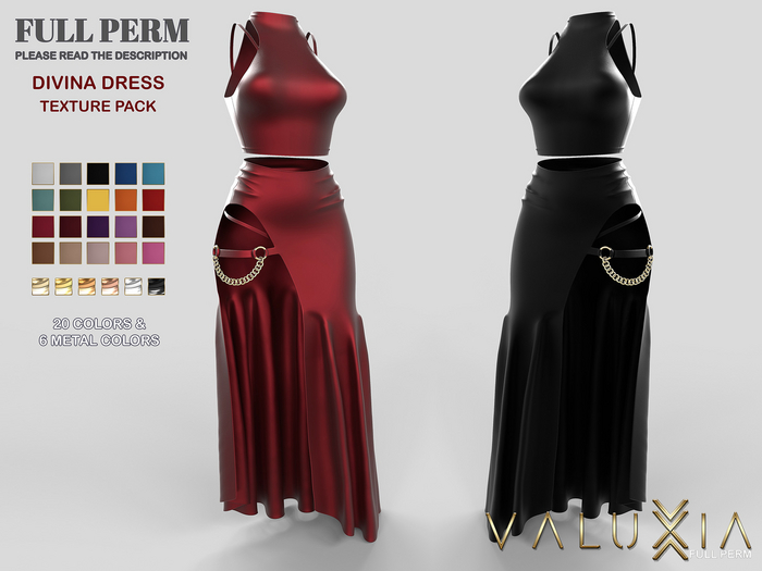 VALUXIA[FP] - Divina Dress Texture Pack FULL PERM