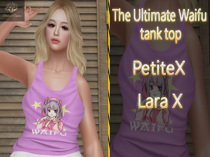  {DE} The Ultimate Waifu tank top (exclusive for lara x and petite x)