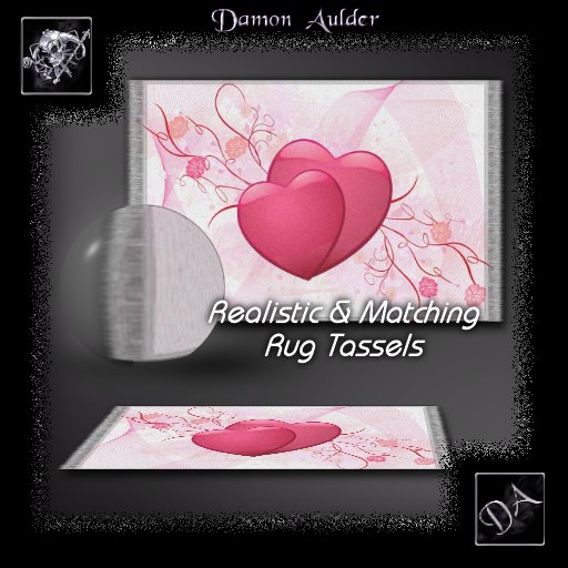 NuTec: Two Hearts Wall Rug 