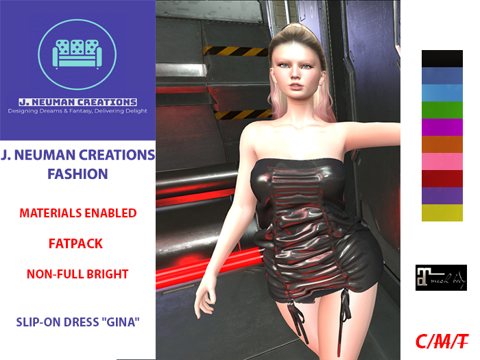 [JNC-F] SLIP-ON DRESS "GINA" - MAITREYA LARA5.3 & LARA5.3 PETITE FATPACK