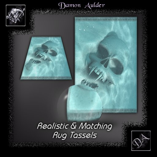 NuTec: Vampire Skull In The Sea Rug 