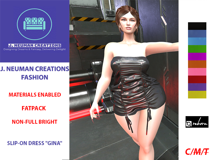 [JNC-F] SLIP-ON DRESS "GINA" - REBORN & REBORN WAIFU FATPACK