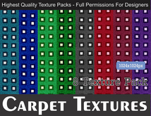 Checkered Rug 8 Colors Textures Pack Full Perm