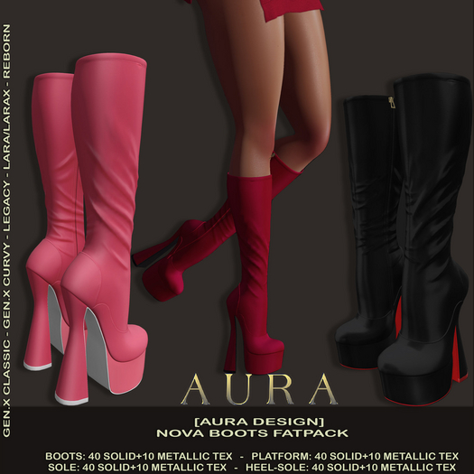 [Aura Design] Nova Boots/FATPACK