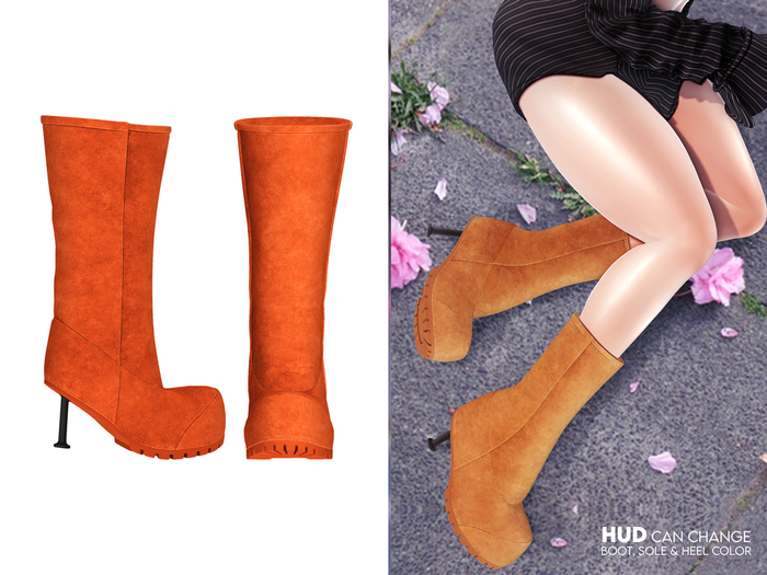 YALLA ~ Destiny Boots [ORANGE]
