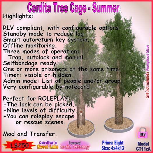 Cerdita Tree Cage - Summer