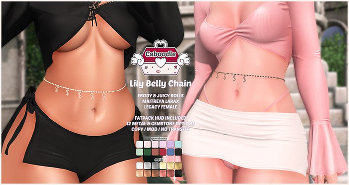 Caboodle - Lily Belly Chain - DEMOS