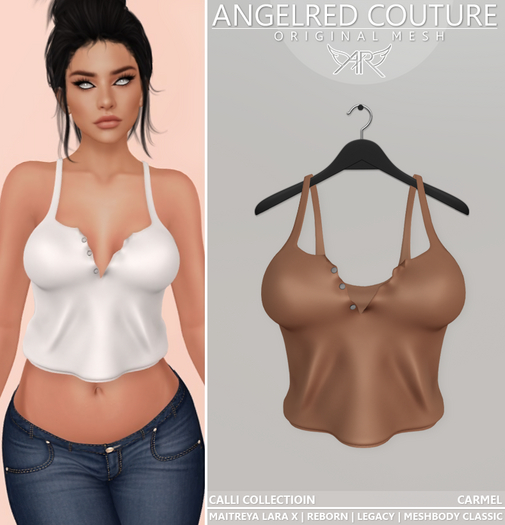 AngelRED Couture - Calli Collection Top [Carmel]