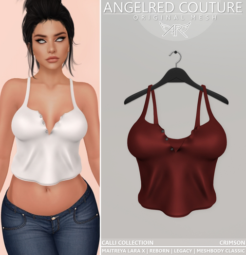 AngelRED Couture - Calli Collection Top [Crimson]