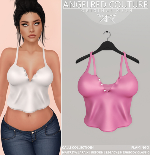 AngelRED Couture - Calli Collection Top [Flamingo]
