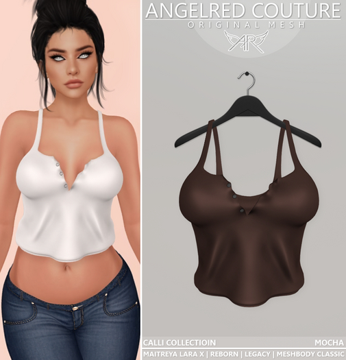 AngelRED Couture - Calli Collection Top [Mocha]