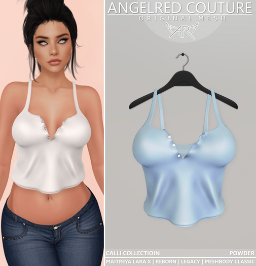 AngelRED Couture - Calli Collection Top [Powder]