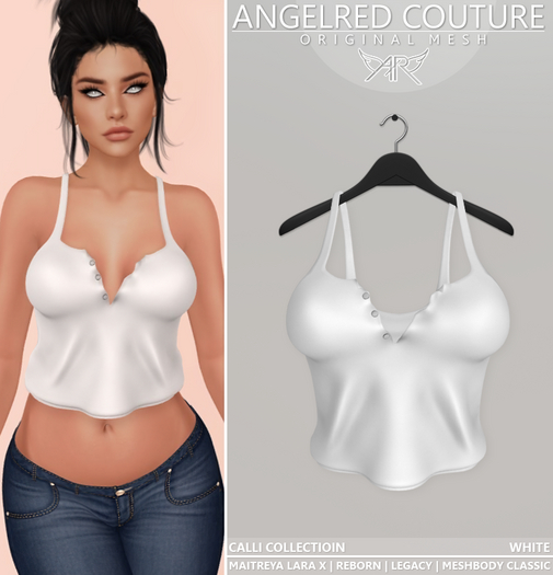 AngelRED Couture - Calli Collection Top [White] [PROMO GIFT]