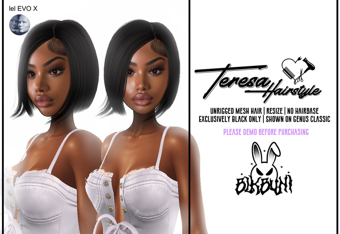 BLKBUNI: Teresa Hairstyle [UNPACKER]