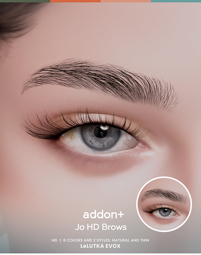Second Life Marketplace - addon+ Jo HD Brows Lel EVOX
