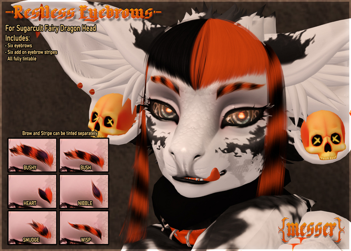 M! Fairy Dragon Restless Brows :{Tintable}: