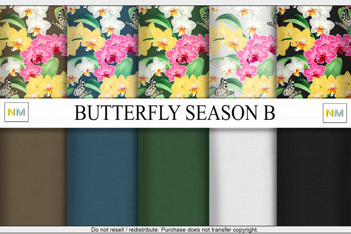 Butterfly Season B Fabrics