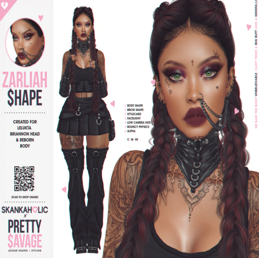 {Skankaholic's Pretty Savage} {Zarliah's Shape}