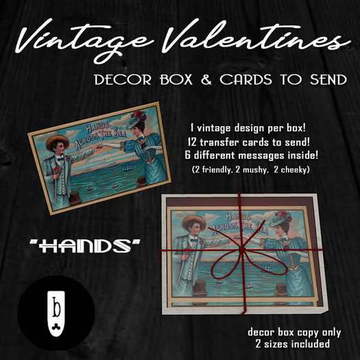 ~Ballade~ Valentine Cards Set (Hands) 