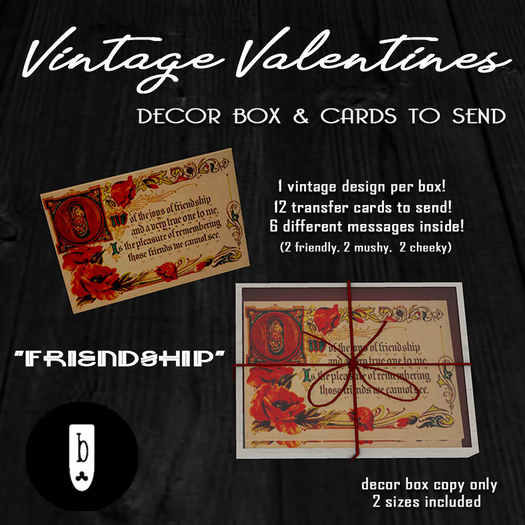 ~Ballade~ Valentine Cards Set (Friendship) 