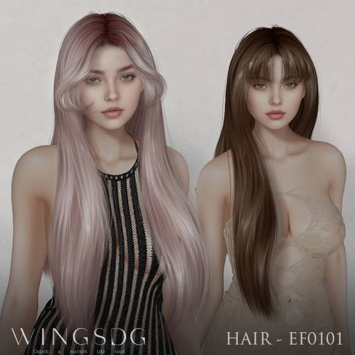 WINGS-HAIR-EF0101 Blondes & Reds (Pack)